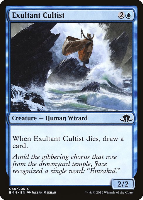 Exultant Cultist (59) (Foil) - Eldritch Moon - Game On