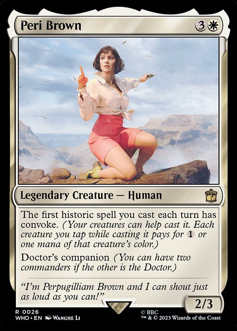 Peri Brown (26) - Doctor Who - Game On