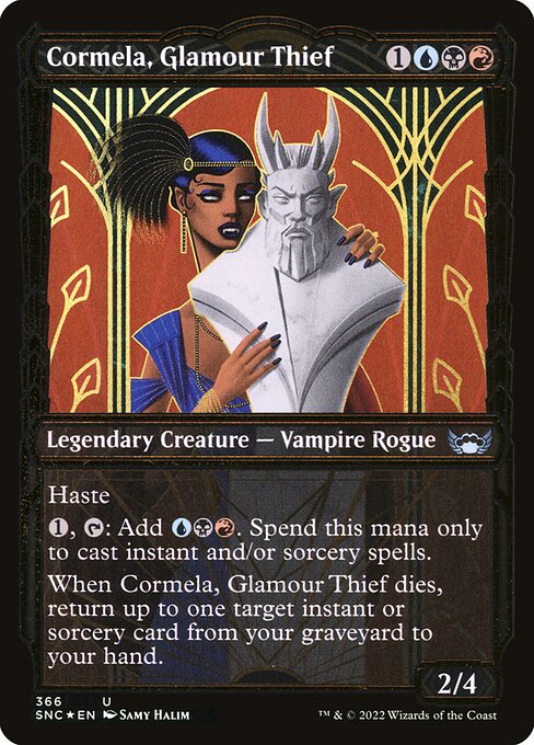 Cormela, Glamour Thief (366) - SHOWCASE (Foil) - Streets of New Capenna - Game On