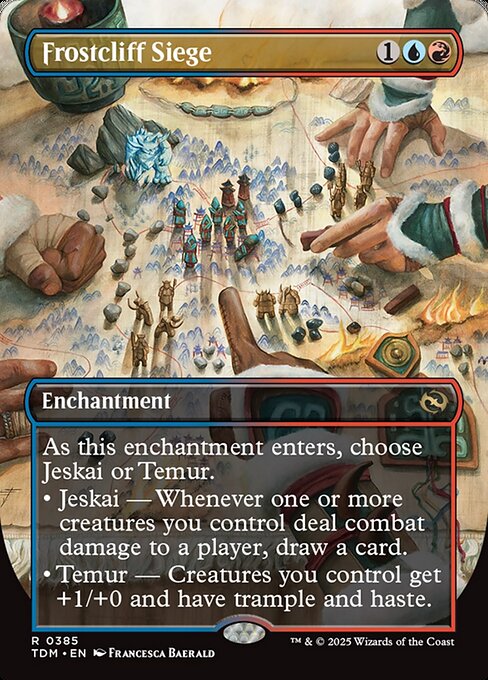 Frostcliff Siege (385) - BORDERLESS - FULL ART - Tarkir: Dragonstorm - Game On