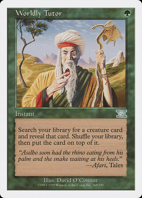 Worldly Tutor (269) - Classic Sixth Edition - Game On