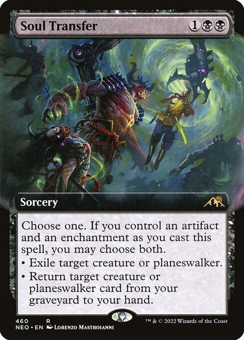 Soul Transfer (460) - EXTENDED ART - Kamigawa: Neon Dynasty - Game On