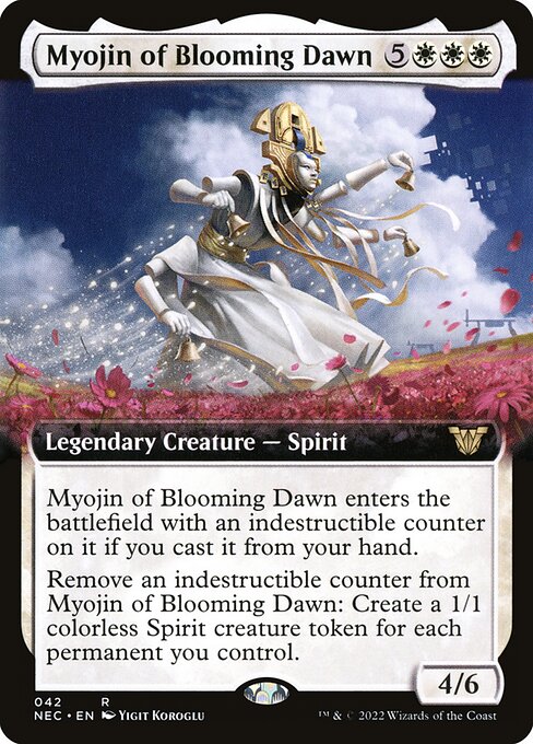 Myojin of Blooming Dawn (42) - EXTENDED ART - Neon Dynasty Commander - Game On