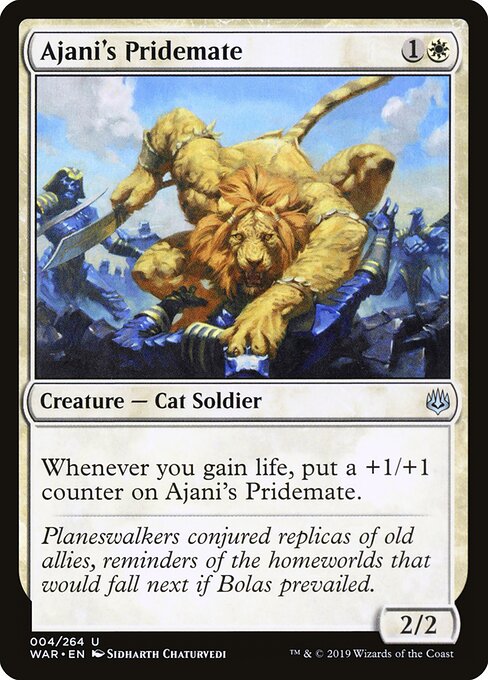 Ajani's Pridemate (4) - War of the Spark - Game On