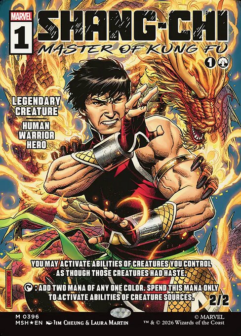 Shang-Chi, Master of Kung Fu (396) - BORDERLESS (Foil) - Marvel Super Heroes - Game On