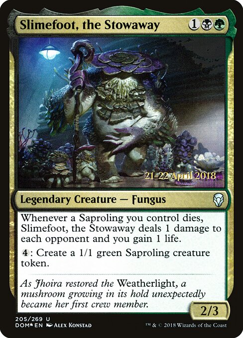Slimefoot, the Stowaway (205s) (Foil) - Dominaria Promos - Game On
