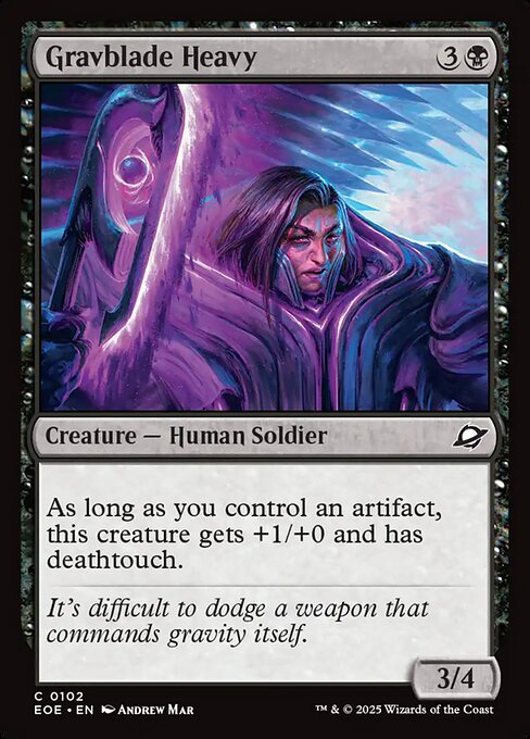 Gravblade Heavy (102) (Foil) - Edge of Eternities - Game On