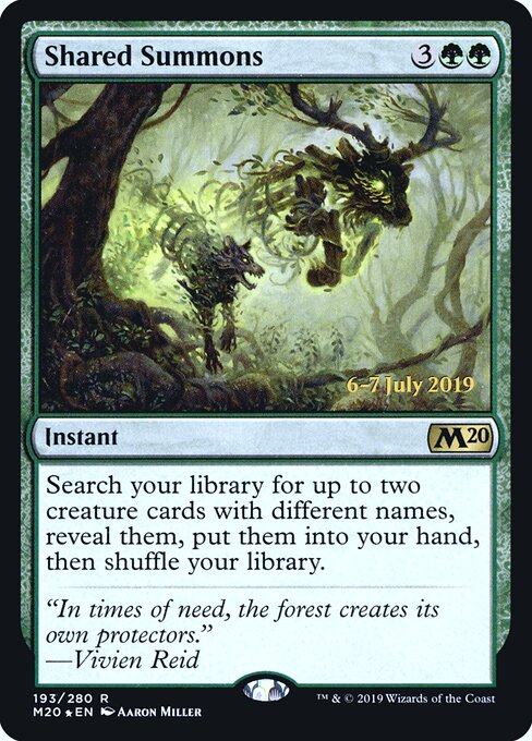 Shared Summons (193s) (Foil) - Core Set 2020 Promos - Game On