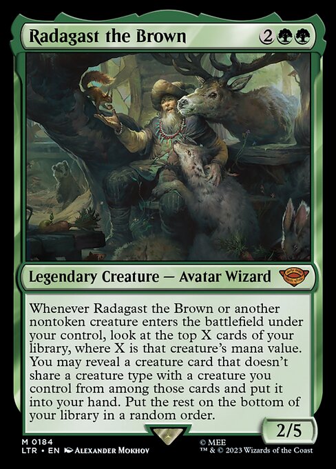Radagast the Brown (184) (Foil) - The Lord of the Rings: Tales of Middle-earth - Game On