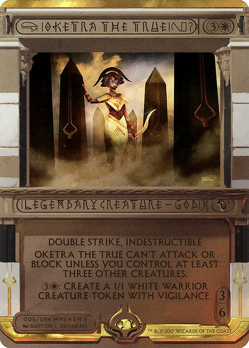 Oketra the True (5) - BORDERLESS (Foil) - Amonkhet Invocations - Game On