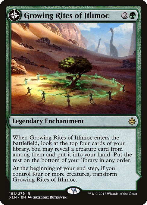 Growing Rites of Itlimoc // Itlimoc, Cradle of the Sun (191) (Foil) - Ixalan - Game On