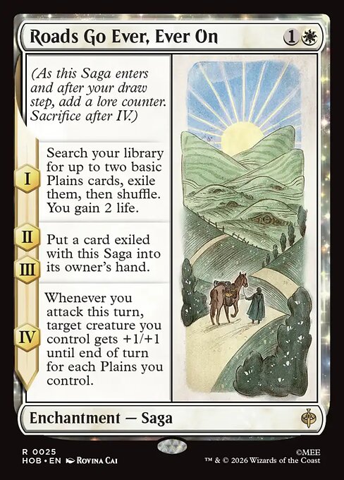 Roads Go Ever, Ever On (25) (Foil) - The Hobbit - Game On