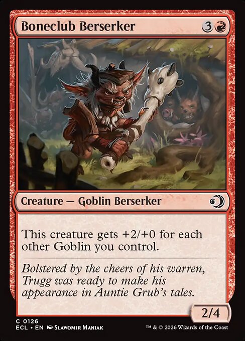 Boneclub Berserker (126) - Lorwyn Eclipsed - Game On
