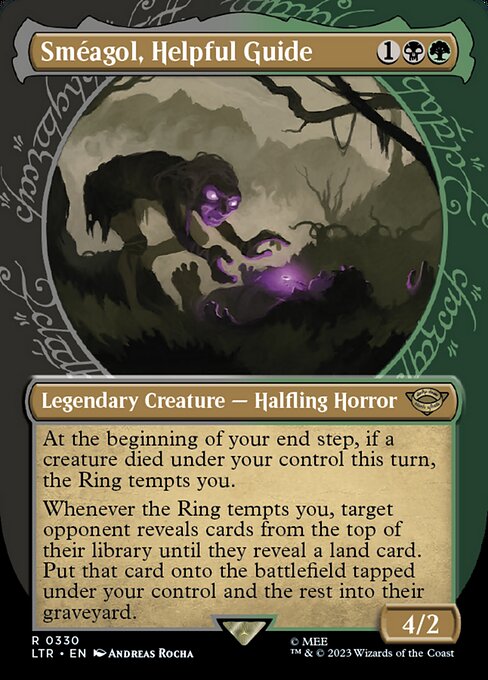 Sméagol, Helpful Guide (330) - BORDERLESS (Foil) - The Lord of the Rings: Tales of Middle-earth - Game On