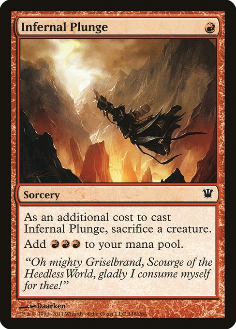 Infernal Plunge (148) - Innistrad - Game On