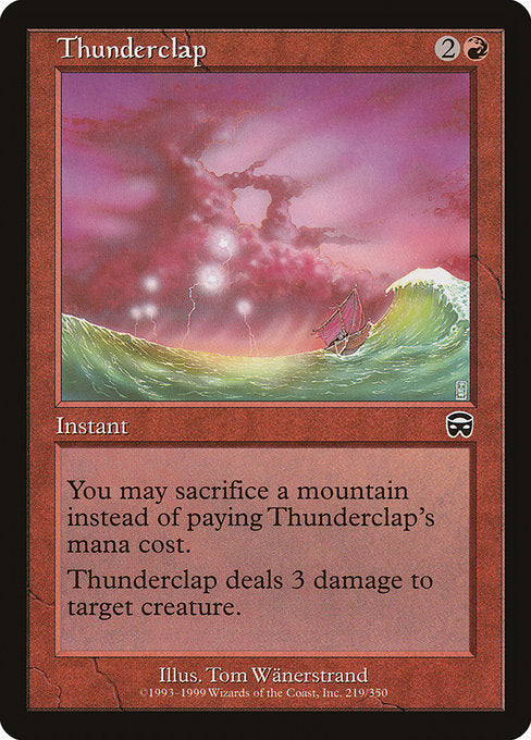 Thunderclap (219) (Foil) - Mercadian Masques - Game On