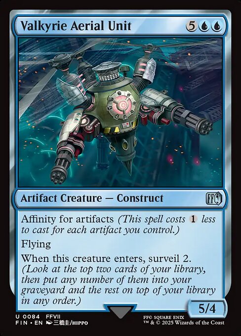 Valkyrie Aerial Unit (84) (Foil) - Final Fantasy - Game On
