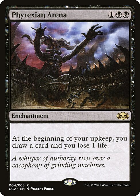 Phyrexian Arena (4) (Foil) - Commander Collection: Black - Game On