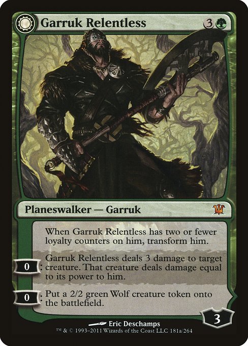 Garruk Relentless // Garruk, the Veil-Cursed (181) - Innistrad - Game On
