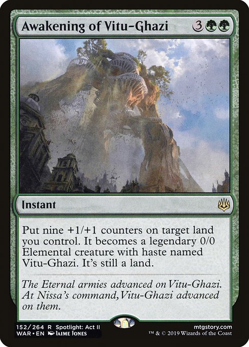 Awakening of Vitu-Ghazi (152) (Foil) - War of the Spark - Game On