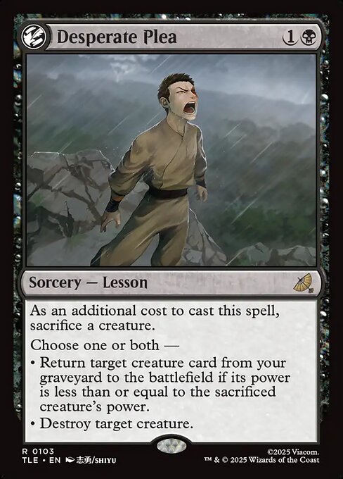 Desperate Plea (103) (Foil) - Avatar: The Last Airbender Eternal - Game On