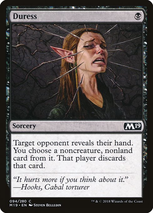 Duress (94) - Core Set 2019 - Game On