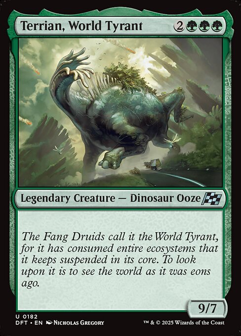 Terrian, World Tyrant (182) (Foil) - Aetherdrift - Game On