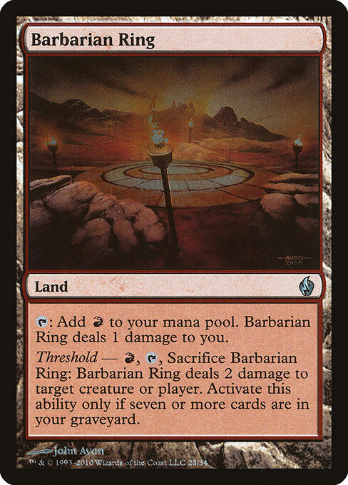 Barbarian Ring (28) (Foil) - Premium Deck Series: Fire and Lightning - Game On