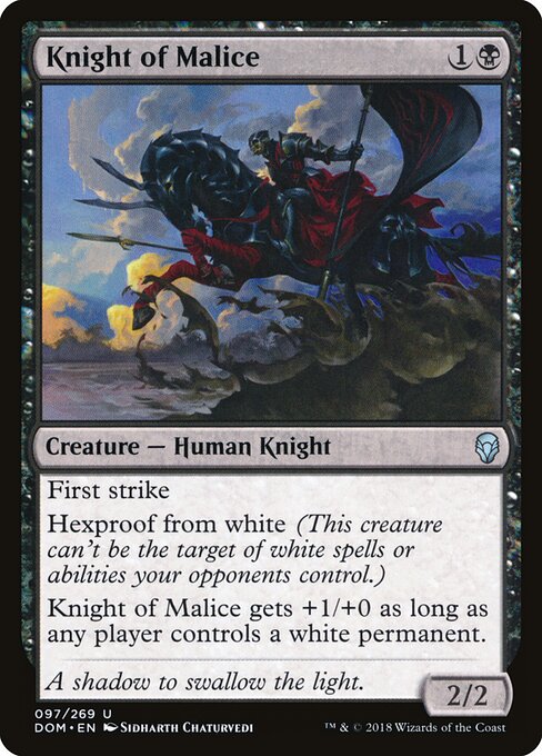 Knight of Malice (97) - Dominaria - Game On