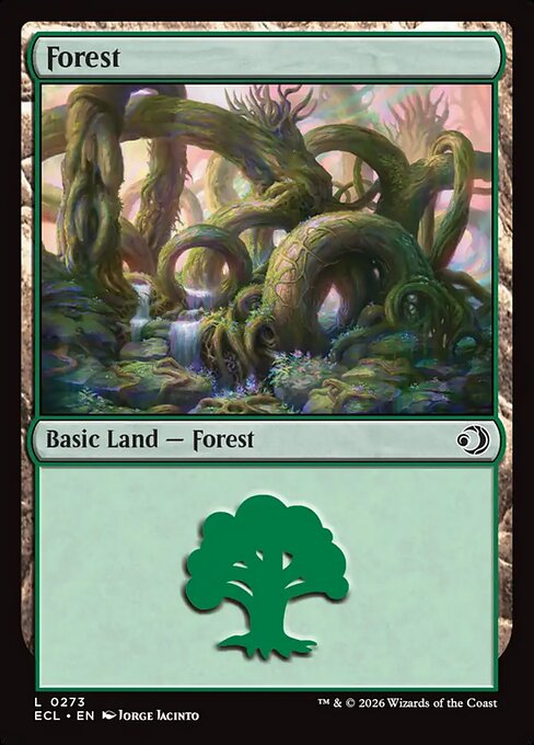 Forest (273) (Foil) - Lorwyn Eclipsed - Game On