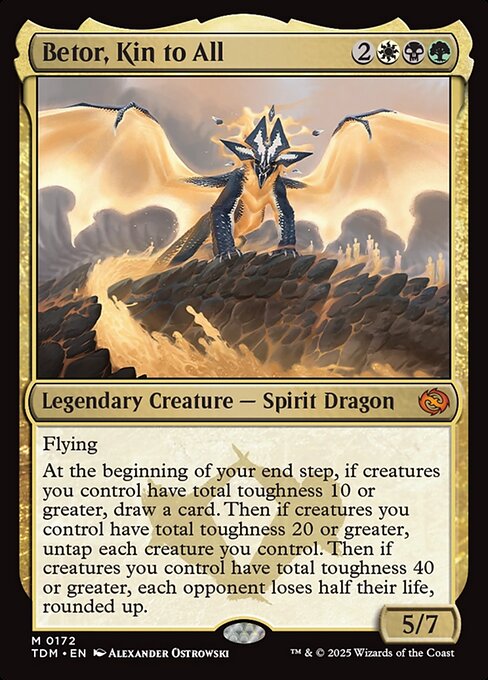 Betor, Kin to All (172) (Foil) - Tarkir: Dragonstorm - Game On