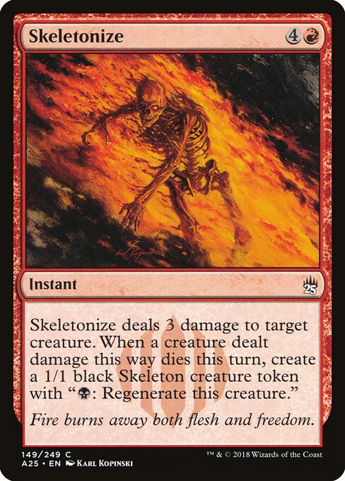 Skeletonize (149) (Foil) - Masters 25 - Game On