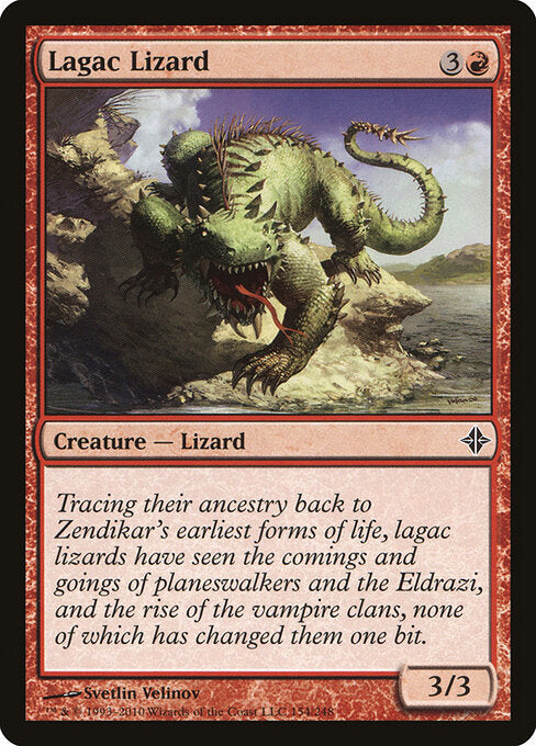 Lagac Lizard (154) (Foil) - Rise of the Eldrazi - Game On