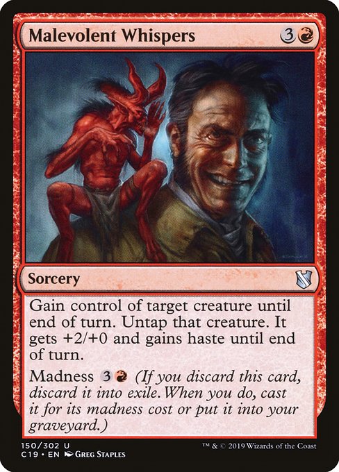Malevolent Whispers (150) - Commander 2019 - Game On