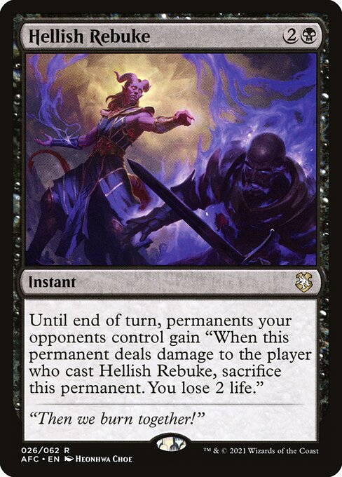 Hellish Rebuke (26) - Forgotten Realms Commander - Game On