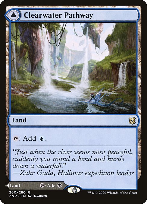 Clearwater Pathway // Murkwater Pathway (260) - Zendikar Rising - Game On