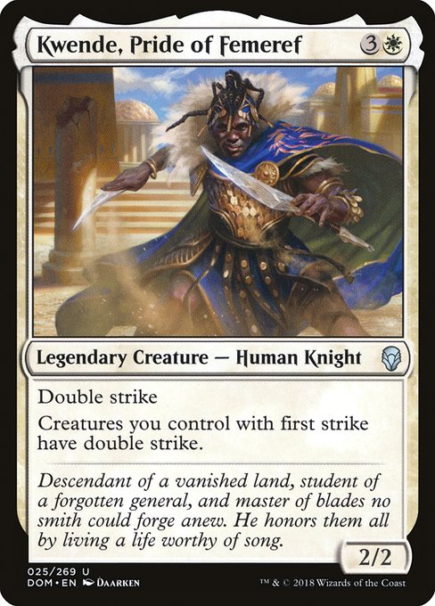 Kwende, Pride of Femeref (25) (Foil) - Dominaria - Game On