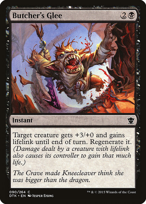 Butcher's Glee (90) (Foil) - Dragons of Tarkir - Game On