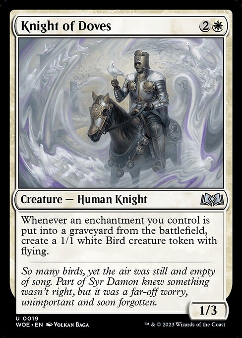 Knight of Doves (19) (Foil) - Wilds of Eldraine - Game On