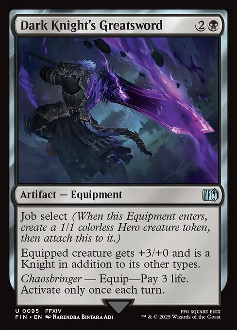 Dark Knight's Greatsword (95) (Foil) - Final Fantasy - Game On