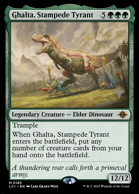 Ghalta, Stampede Tyrant (185p) - The Lost Caverns of Ixalan Promos - Game On