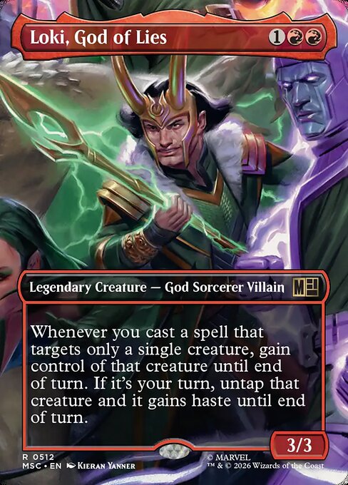 Loki, God of Lies (512) - BORDERLESS - Marvel Super Heroes Commander - Game On