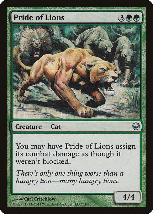 Pride of Lions (19) - Duel Decks: Ajani vs. Nicol Bolas - Game On
