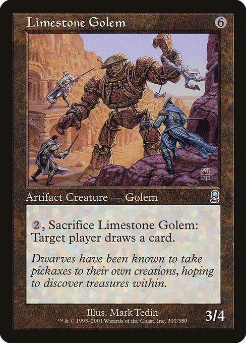Limestone Golem (301) (Foil) - Odyssey - Game On