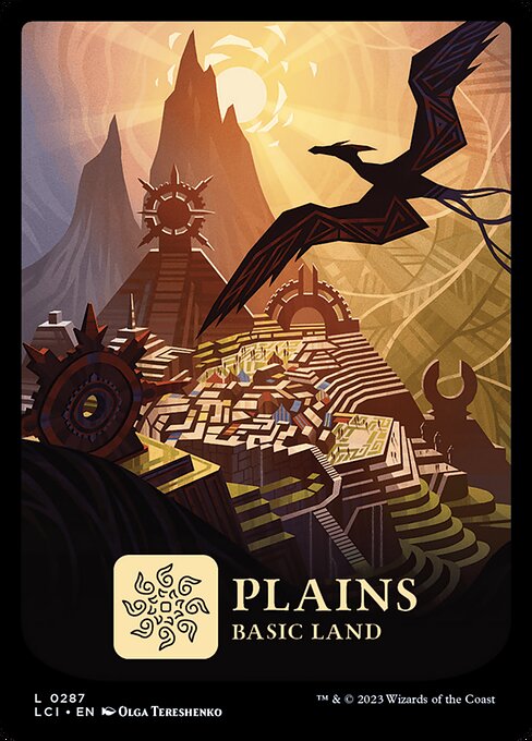 Plains (287) - FULL ART - The Lost Caverns of Ixalan - Game On