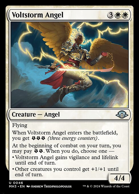 Voltstorm Angel (46) (Foil) - Modern Horizons 3 - Game On