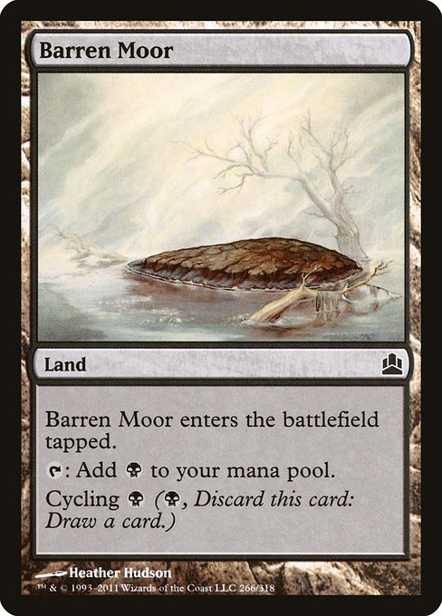 Barren Moor (266) - Commander 2011 - Game On