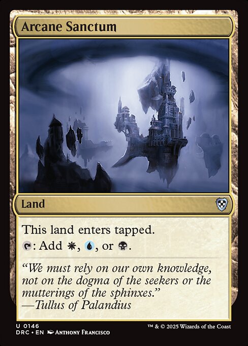 Arcane Sanctum (146) - Aetherdrift Commander - Game On