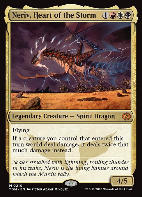 Neriv, Heart of the Storm (210) (Foil) - Tarkir: Dragonstorm - Game On
