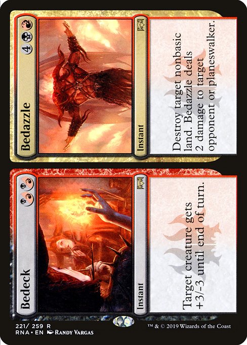 Bedeck // Bedazzle (221) (Foil) - Ravnica Allegiance - Game On